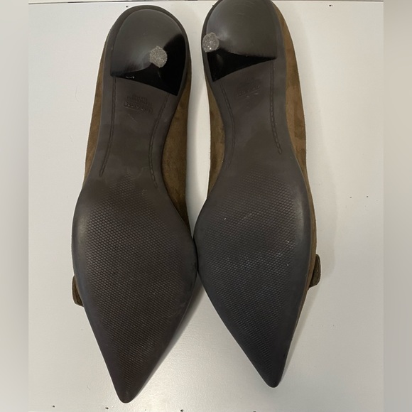 COACH Brown Suede Pointed Toe Pumps, Size 10B - Picture 11 of 13